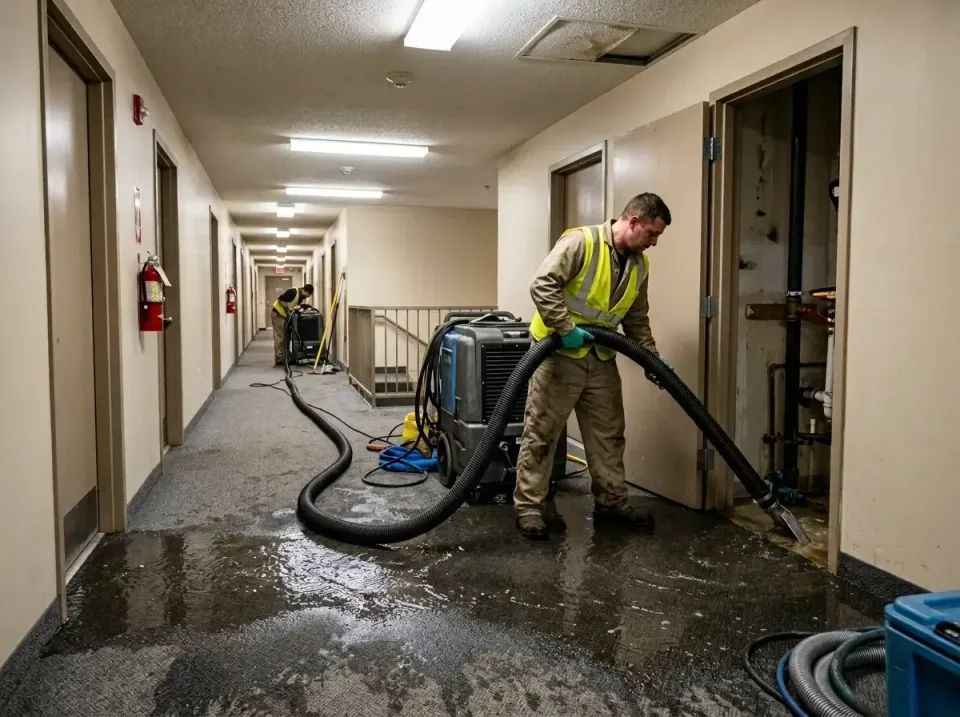 multi-unit-apartment-hallway-f-005 — frequently asked questions, Emergency Burst Pipe Water Extraction & Removal in Diamond…